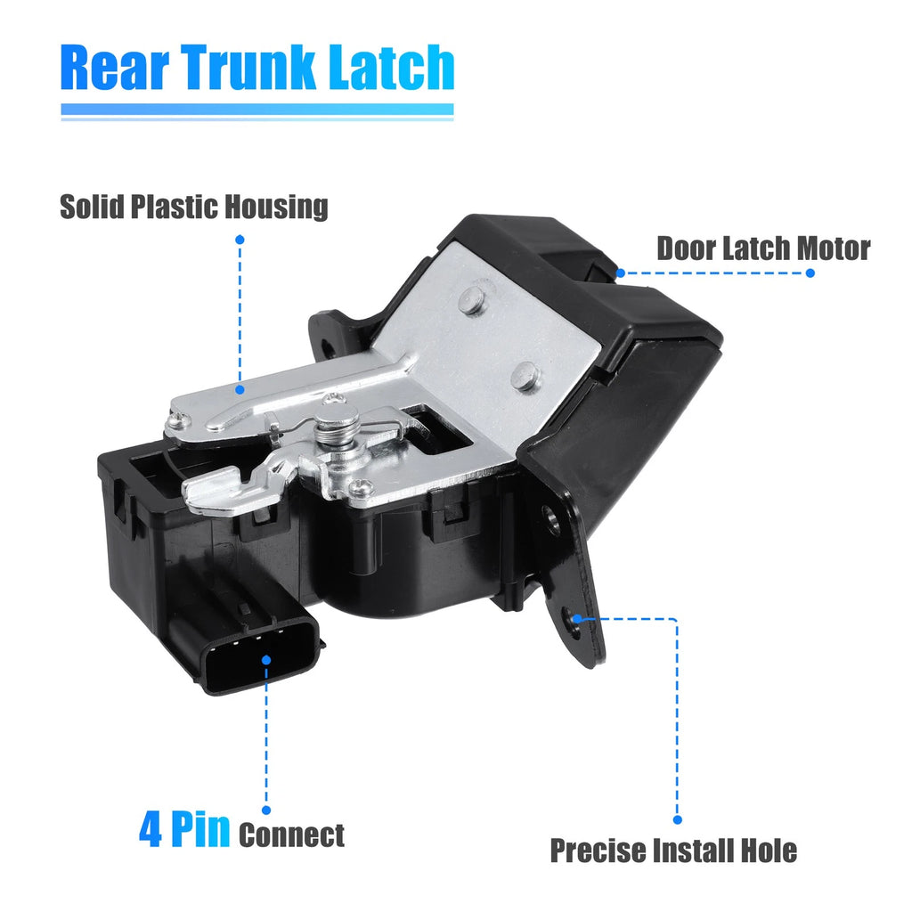 Rear Tailgate Lid Lock Actuator Latch 81230-A5000 for Hyundai Elantra GT (2013–2017)
