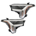 2X Clear LED Headlights Pair for Toyota Tundra (2022–2023)