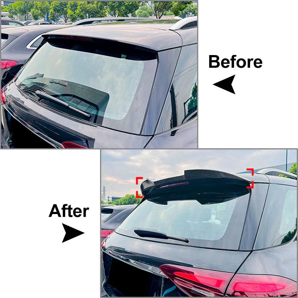 Carbon Look Rear Roof Spoiler for Mercedes Benz GLE Class (2019-2025)