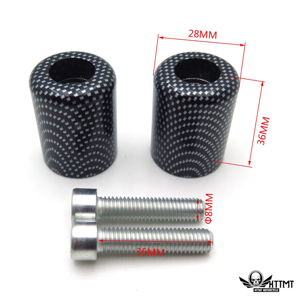 Carbon Weight Bar Ends Sliders for Kawasaki ZX9/ZX9R, ZRX1100 (1994–2003)