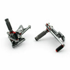 Rearset Foot Pegs for Suzuki GSXR 1000 (2005–2006) Gray T9