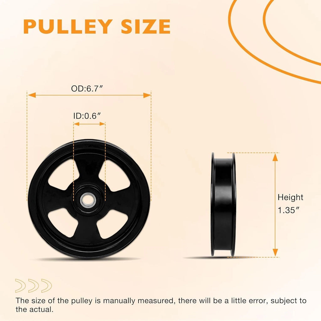 Idler Pulley for Exmark Lazer Z Radius (2000-2023)