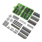 173pcs Fishing Gear Set for Hooks Lures Swivels Snaps