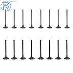16PCS Intake Exhaust Engine Valves for GM Chevrolet Pontiac 2.0L/2.2L/2.4L (DOHC)