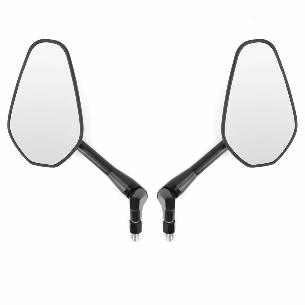 Pair M10 Rearview Mirrors for Motorcycle Universal (Custom Cruiser, Cafe Racer)