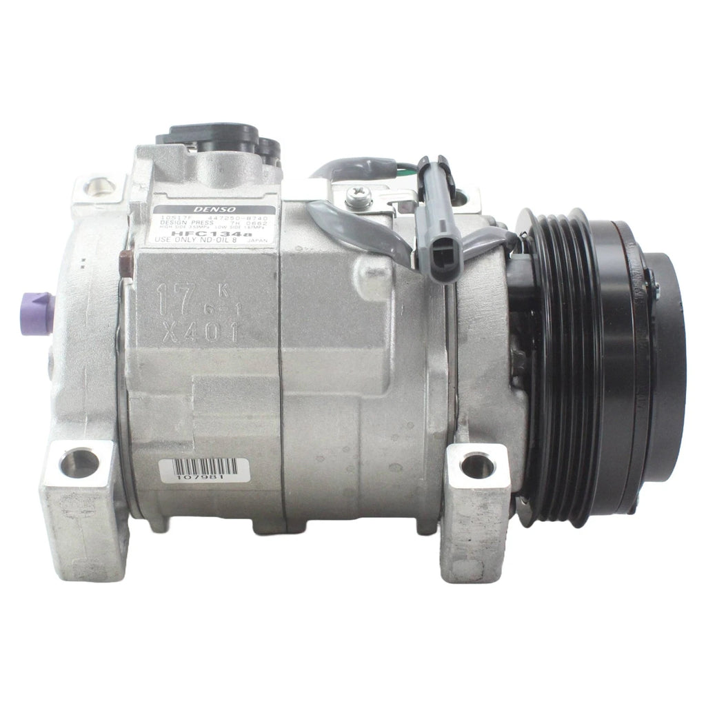 A/C Compressor and Clutch for Cadillac Escalade, Chevy GMC Yukon, Hummer H2 (Denso)