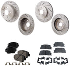 Disc Brake & Ceramic Pad Kit for Toyota Camry (2002–2005) Front & Rear