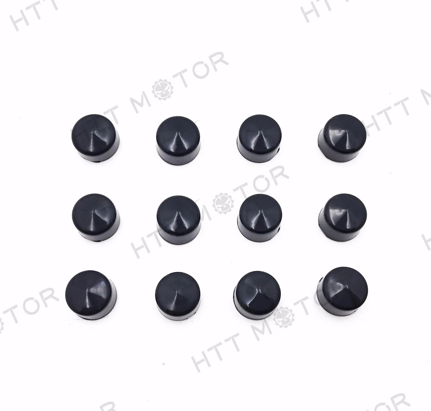 12 Piece Black Cap Dress Kit for Harley Softail & Dyna (1999–2006)