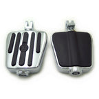 Chrome Rubber Footpegs for Triumph Legend (1999–2001)