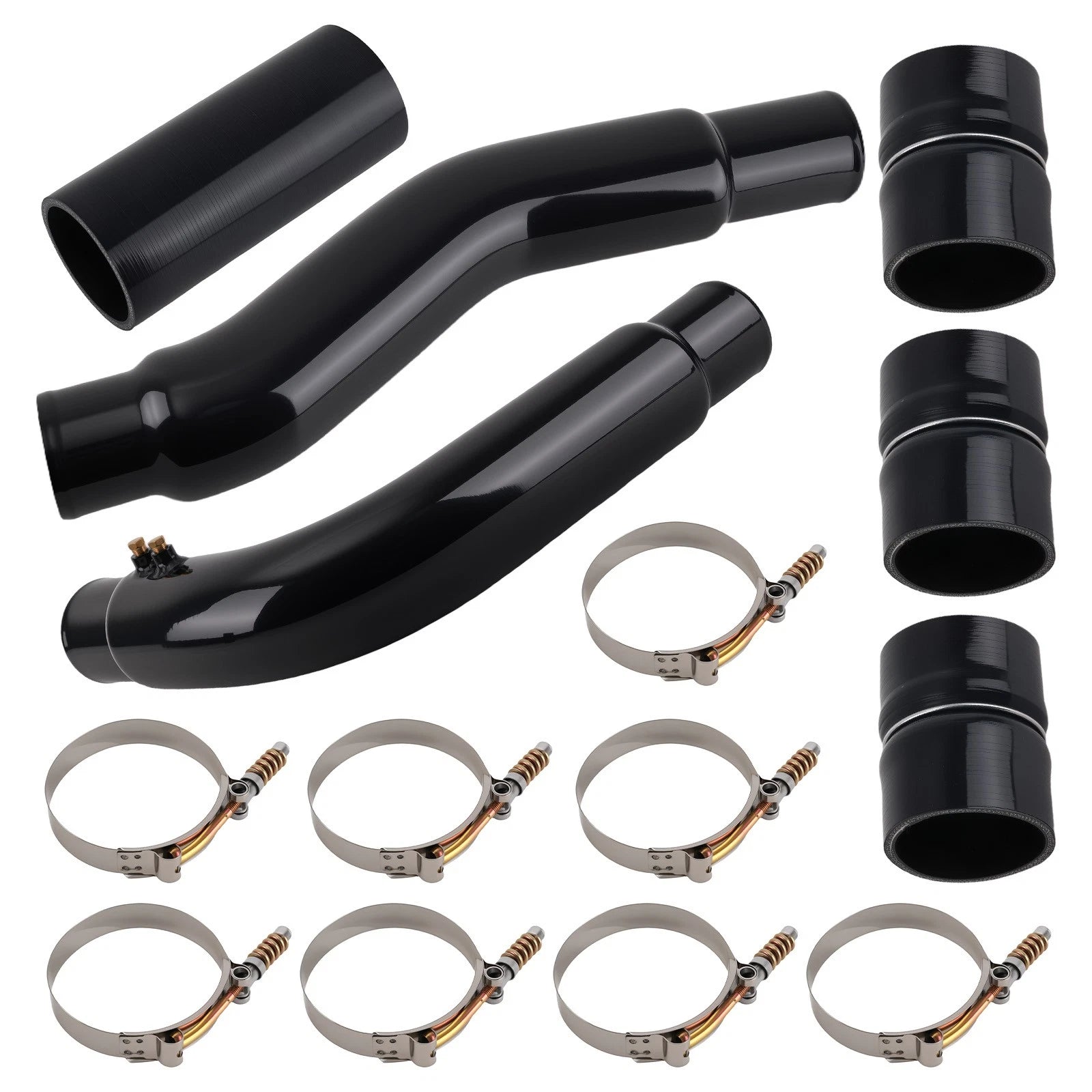 Intercooler Piping Kit for Dodge 6.7L Cummins (2007.5–2009) Black Aluminum