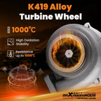 T76 Billet Turbocharger T4 0.96 A/R 500Hp for V6 V8 (Fits )