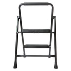 2-Step Folding Ladder Stool with Wide Anti-Slip Pedal for Home Use