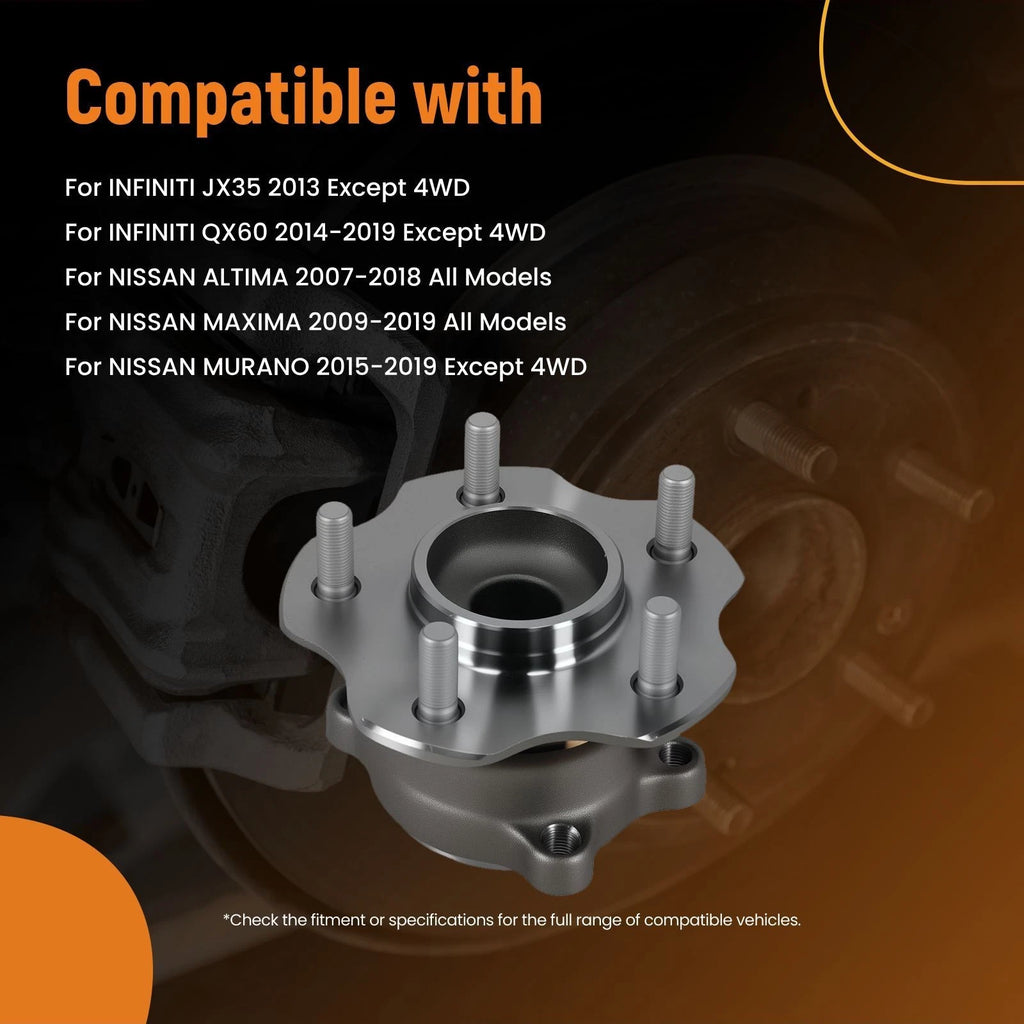 Rear 5-Lug Wheel Hub Assembly for Nissan Pathfinder (2013-2019)