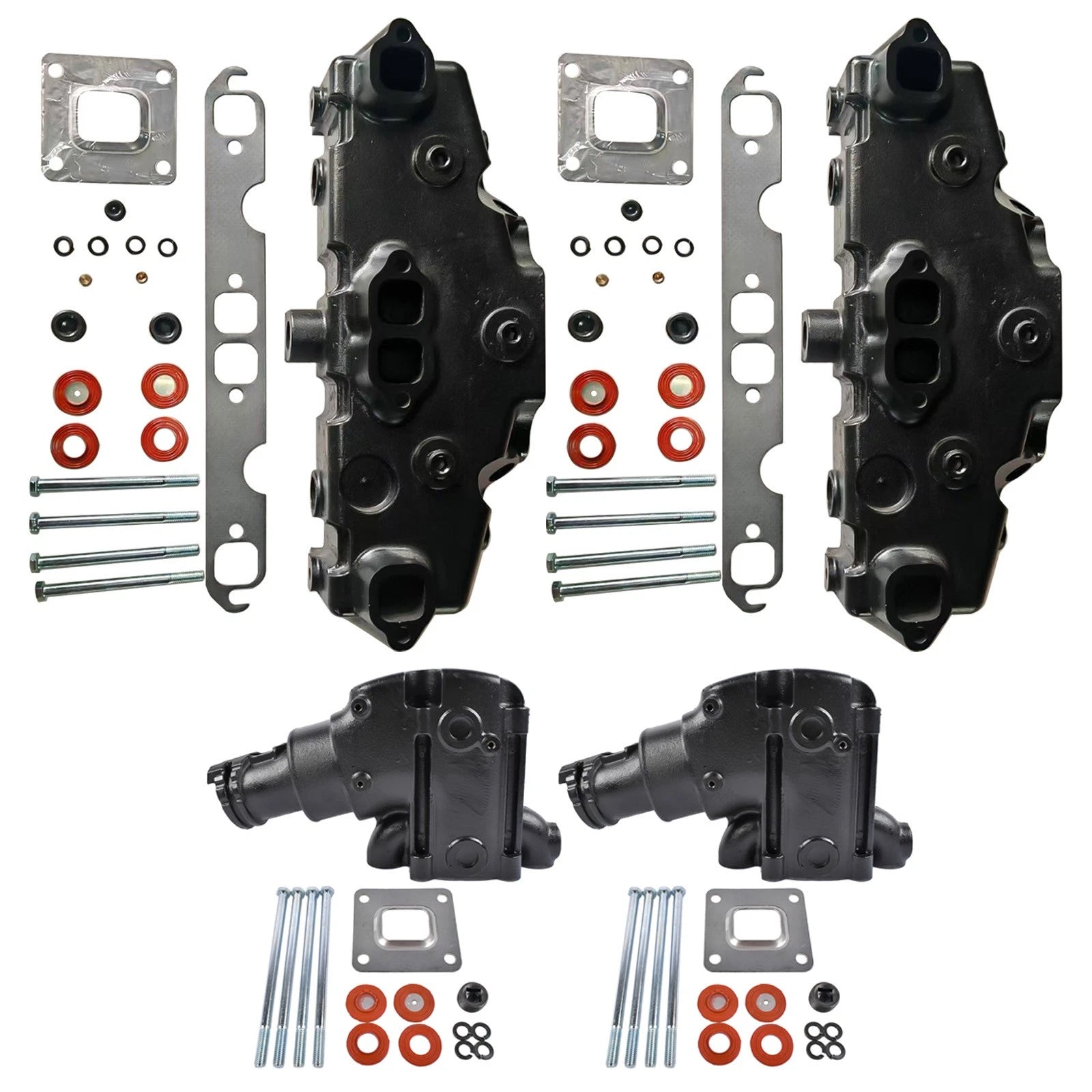 Manifold Riser Kit for Mercruiser GM 5.0/5.7L 350/305/377/383 (2002–Present)