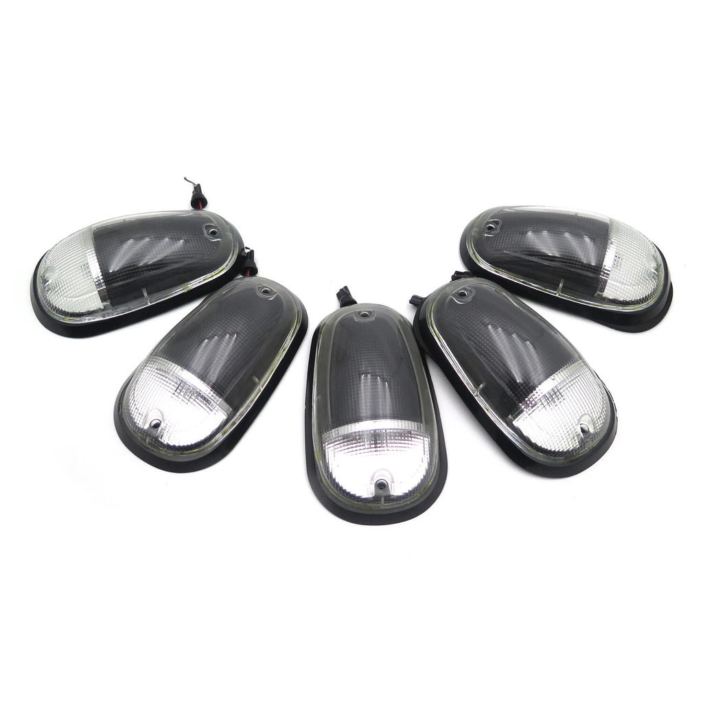 5PC Clear Cab Roof Marker LED Lights for Dodge RAM 2500/3500 (2003–2010)