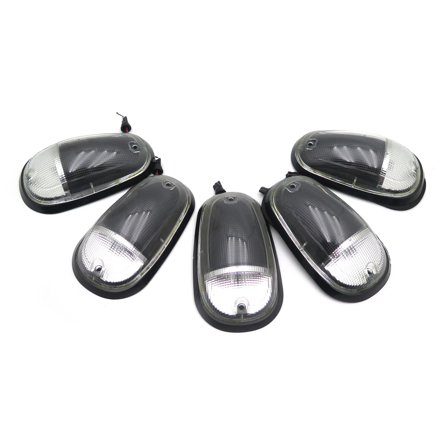 5PC Clear Cab Roof Marker LED Lights for Dodge RAM 2500/3500 (2003–2010)