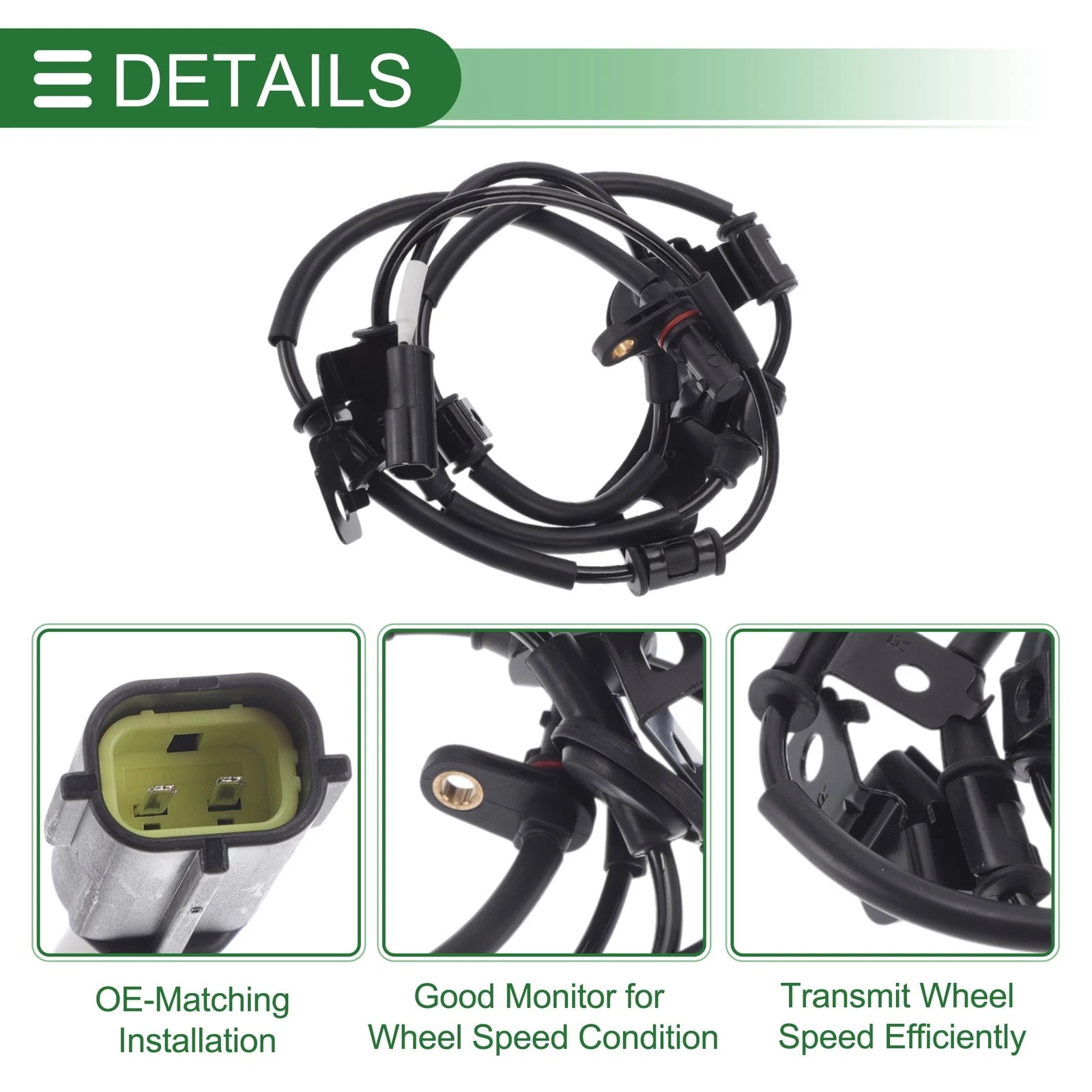ABS Wheel Speed Sensor No. 95681D3210 for Hyundai Tucson (2016–2021)
