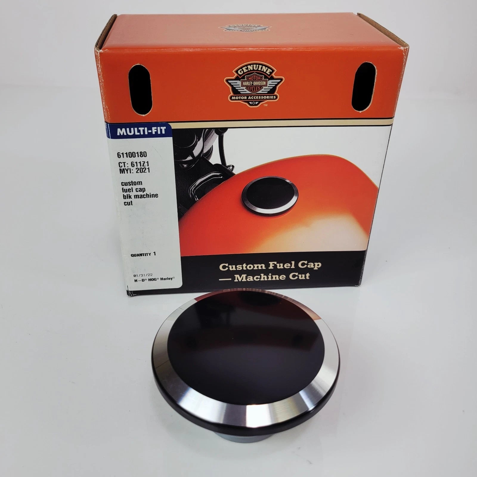 Fuel Cap for Harley-Davidson Dyna Sportster (OEM 61100180)