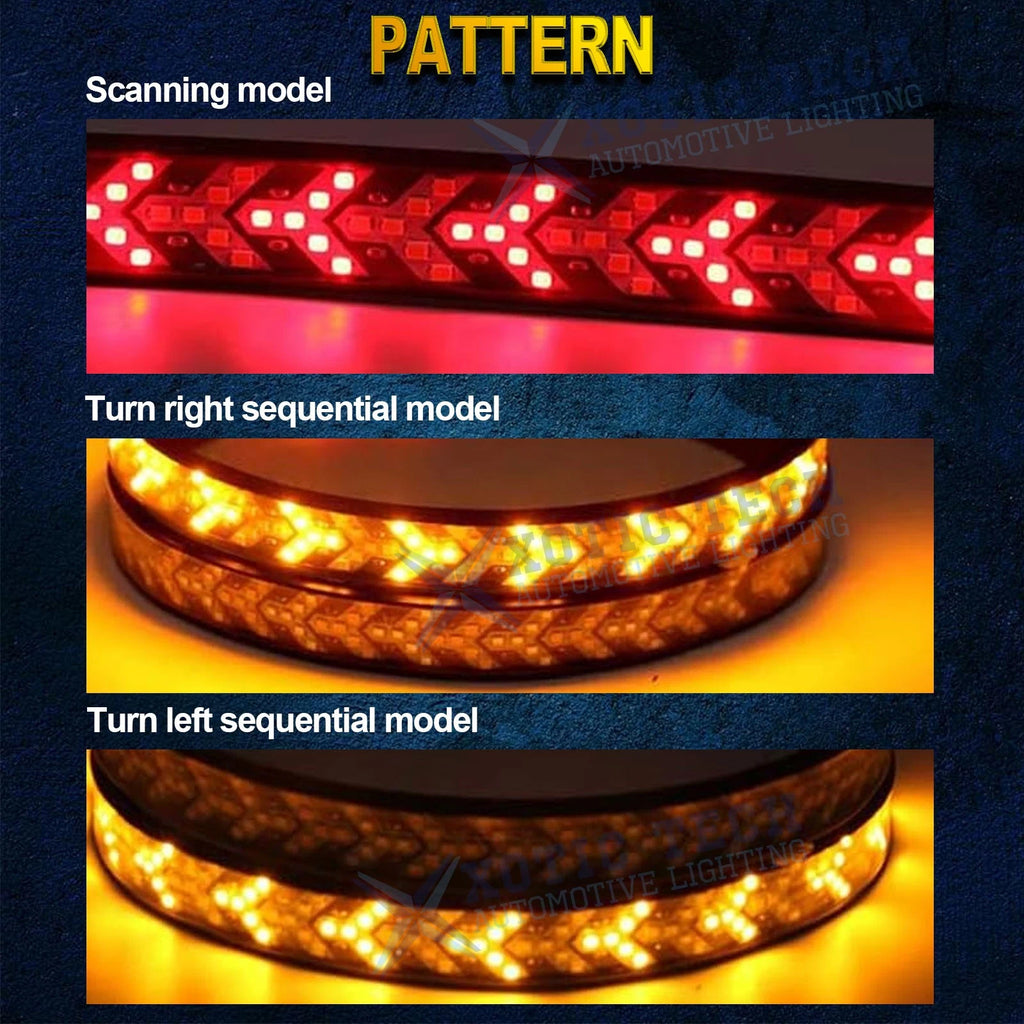 4-Functions LED Tailgate Light Strip Bar for Dodge Ram Journey Durano (48'')