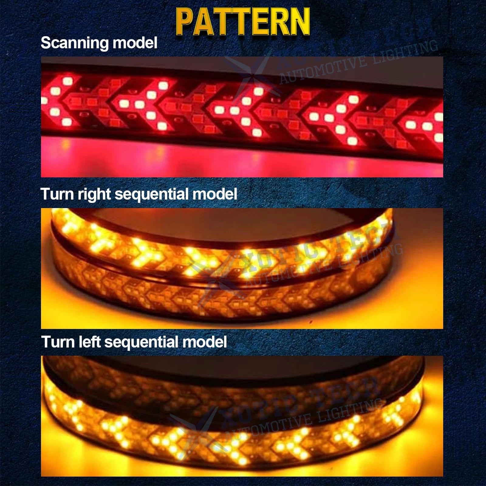 4-Functions LED Tailgate Light Strip Bar for Dodge Ram Journey Durano (48'')