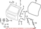 Trunk Lock Actuator Motor for Chrysler Voyager Pacifica (2001–2023)