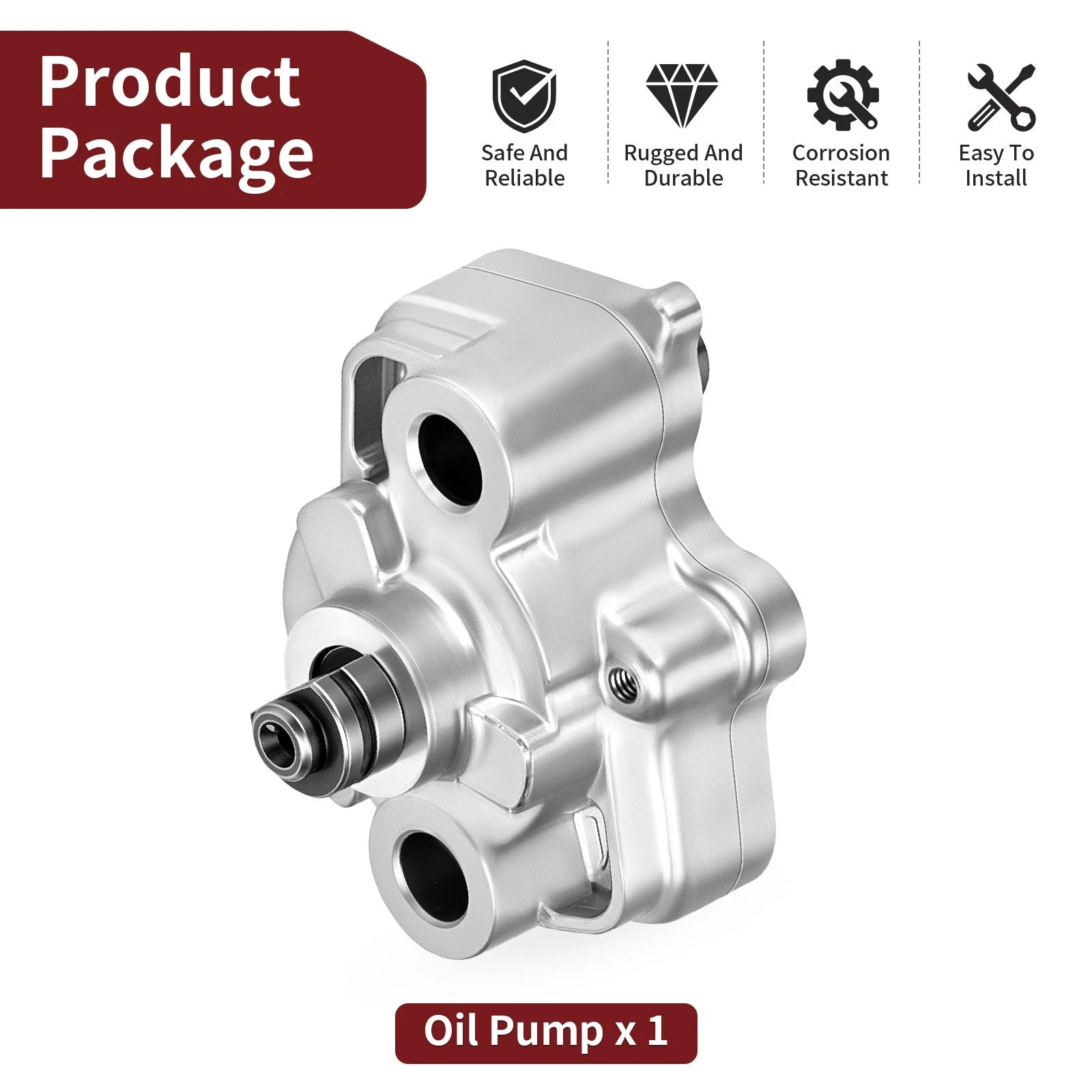 Oil Pump 15100-HB3-840 for Honda FourTrax TRX200 (1986–1989)