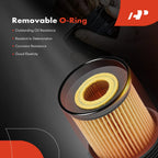 Engine Oil Filter Housing Cover Cap for Chevy Cruze Aveo (2011â2019)