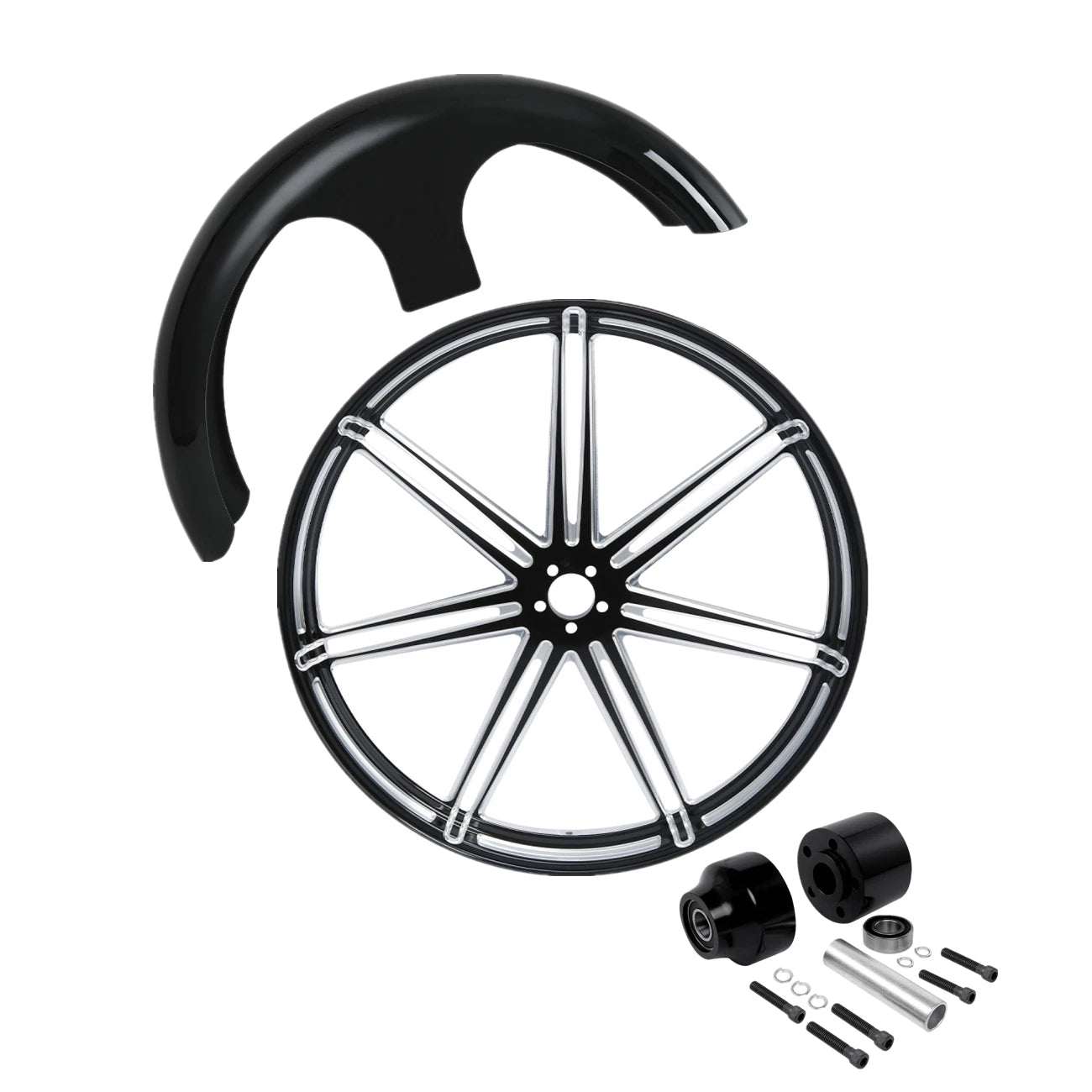 30" Front Wheel Rim & Hub for Harley Touring Glide (2008–2025)