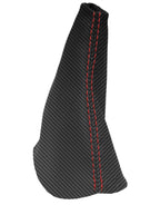 Manual Shift Boot Cover for Dodge Ram 2500 3500 (2003–2012) Carbon Fiber Red Stitch