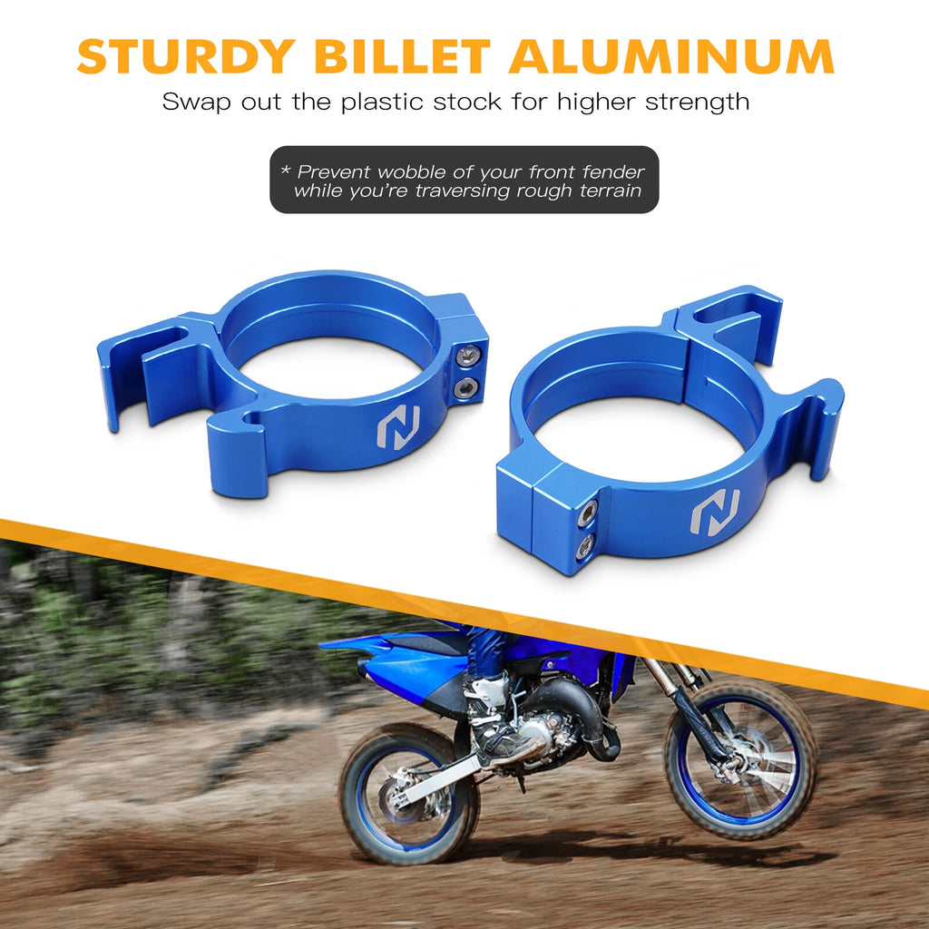 Front Fork Protector Guide Holder Clamp for Yamaha YZ85 (2002–2018), YZ80 (1993–2001)