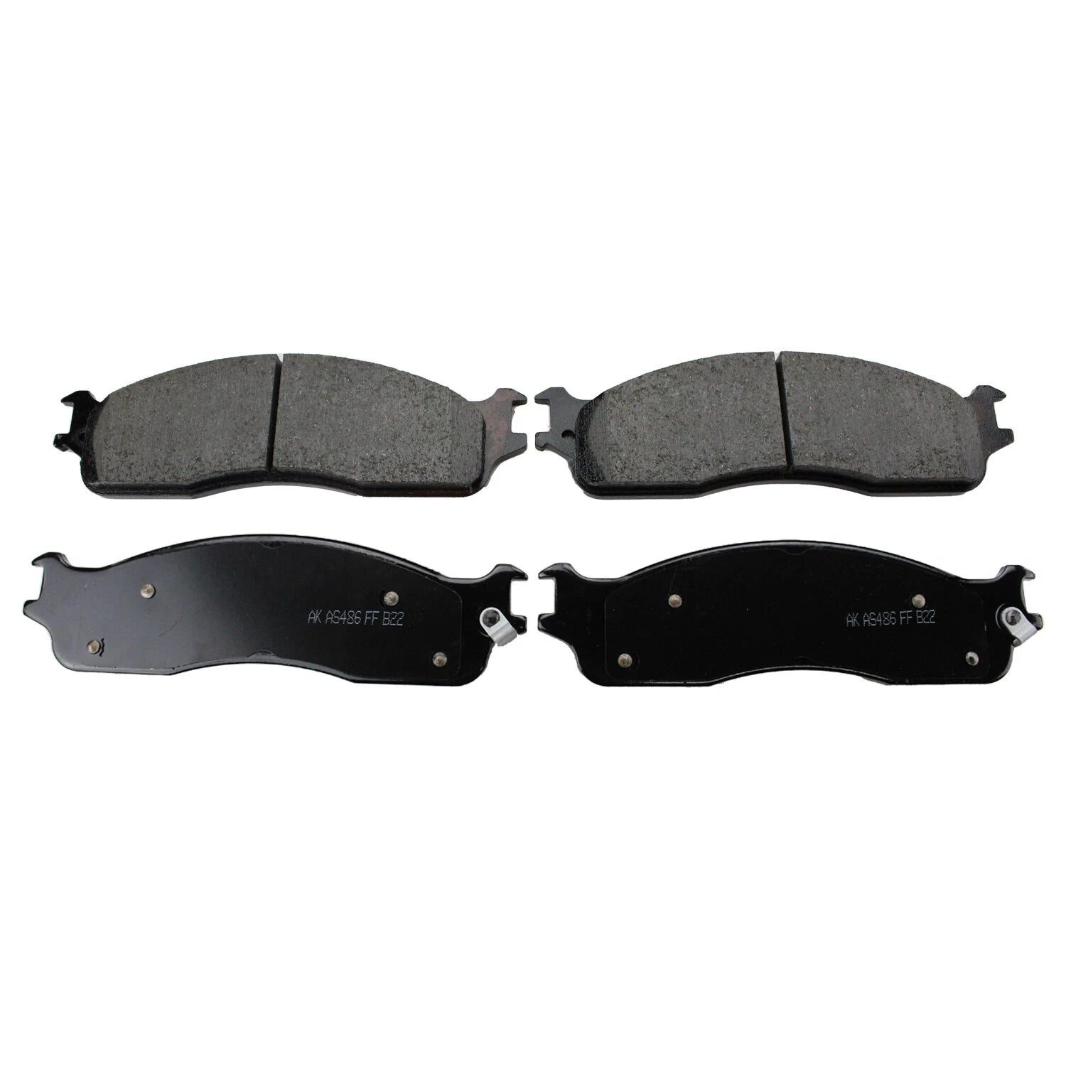 Set of 4 Akebono ProAct Front Ceramic Disc Brake Pads for Dodge Ram 1500 2500 3500