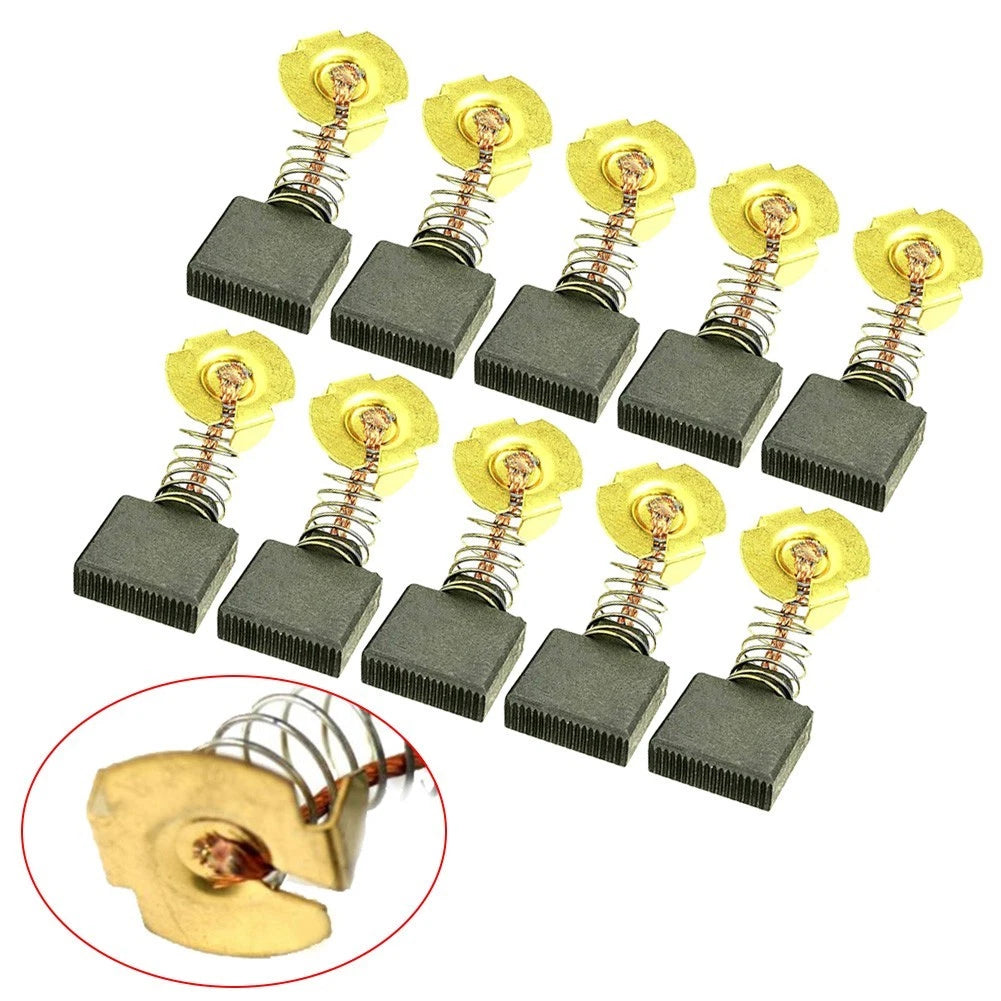 10Pcs Carbon Brushes for Electric Motors (7×18×16mm)