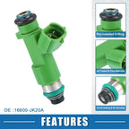 Set of 6 Fuel Injectors No. 16600JK20A for Nissan Pathfinder (2014–2020)