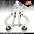 Set of 4 Front Lower Control Arms with Ball Joints for Tesla Model 3, Model Y (2017–2023)