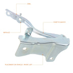 Left Driver Side Steel Engine Hood Hinge for Santa Fe XL (2013–2019)