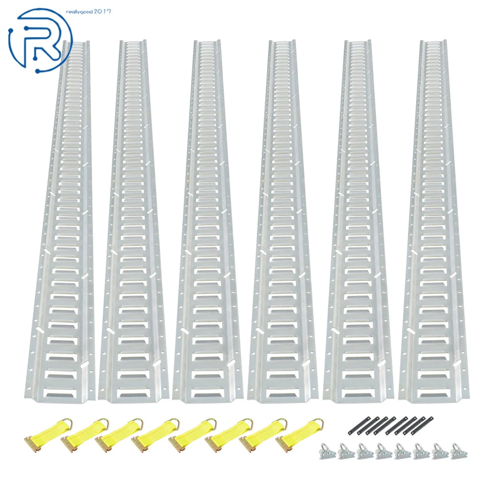 Set of 30 Durable 8' E Track Tie Down Rails for ATV Truck