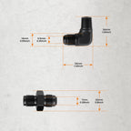 Automatic Transmission Cooler Hose Line Kit for GM 4L60E 4L65E (1982-2002)