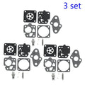 Set of 3 Carburetor Repair Kits for TD24 TD25 TD33 TD40 TD48 TG24