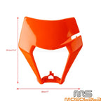 ABS Plastic Off Road Headlight Cover for Universal Enduro Dual Spot Bikes