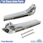 Set of 2 Inner Door Handles for Chevrolet Silverado  Chrome
