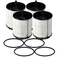 Set of 4 Wix 57082XP Engine Oil Filters for (Metal Free)