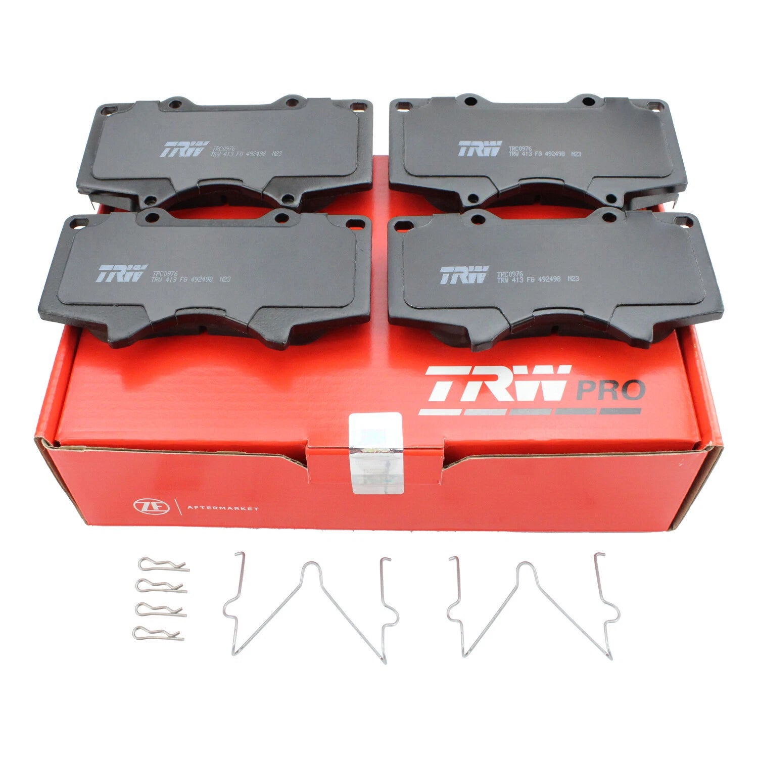 TRW Pro Front Ceramic Brake Pad Set for Toyota GX460 4Runner FJ Cruiser Sequoia Tacoma (2010–2023)