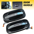 Set of 2 Chrome Rear Outside Door Handles for Silverado Sierra Tahoe Yukon (1999–2006)