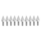 5MM Windshield Spike Bolts for Motorcycle - 10 Pcs Silver