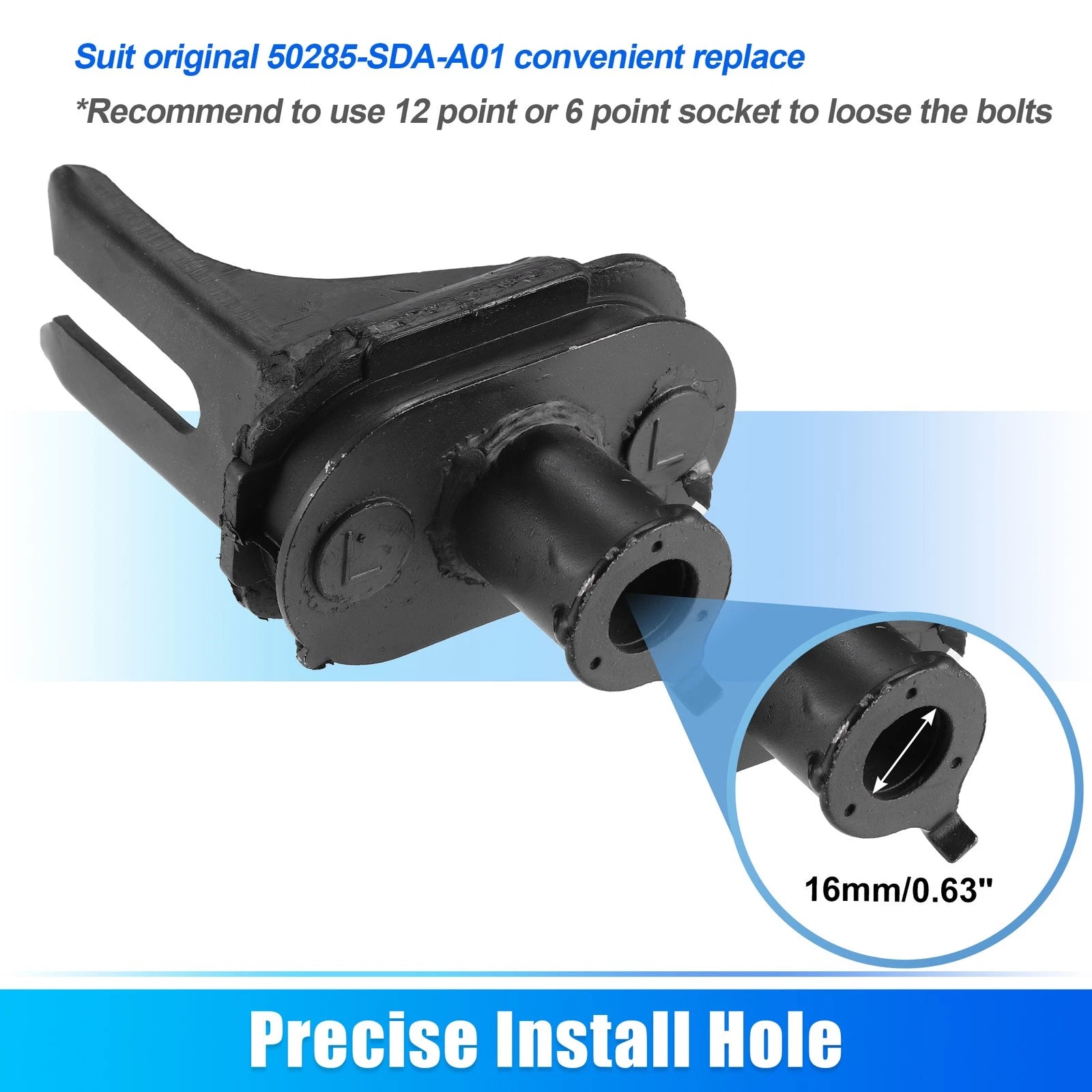 Engine Motor Mount 50285-SDA-A01 for Honda (Left Front Sub-Frame)