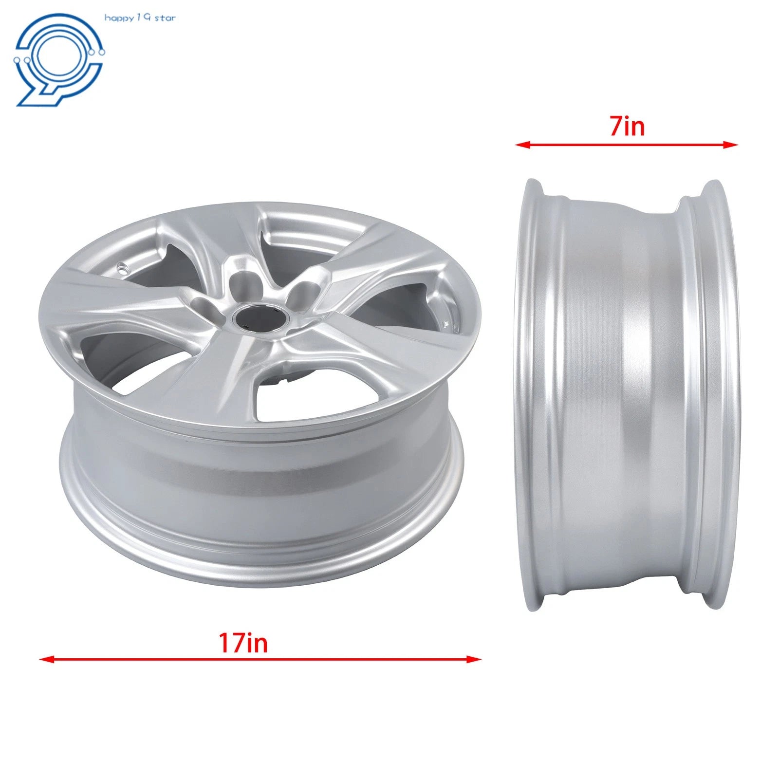 17" Alloy Replacement Wheel Rim for Toyota RAV4 (2019–2024) Silver