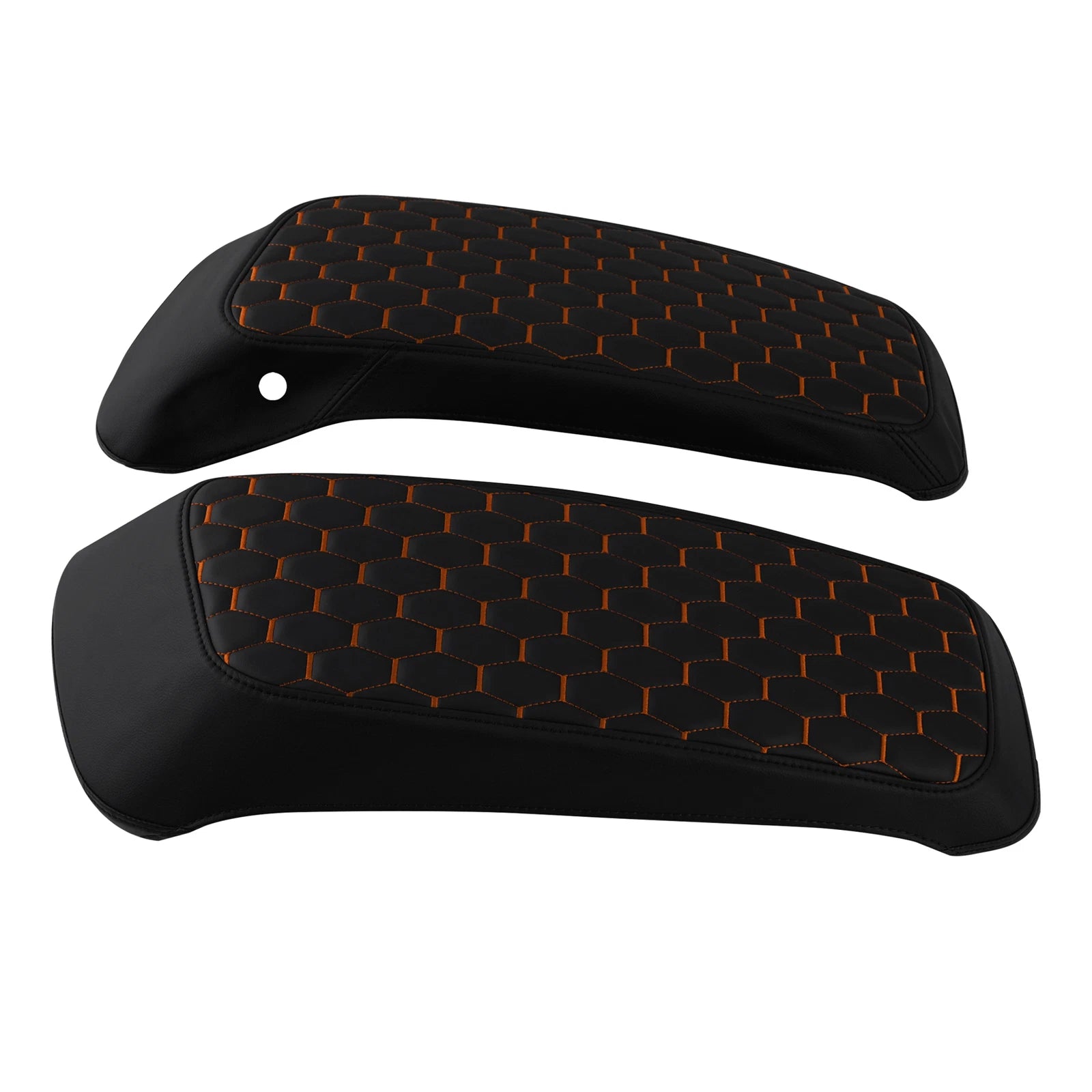 Black Hard Saddlebags Lids Covers for Harley Electra Glide, Street Glide (2014–Present)