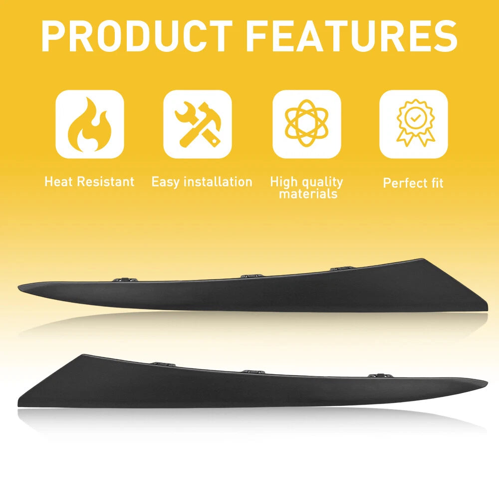 2X Headlight Eyelid Trim for Honda Civic (2022–2024)