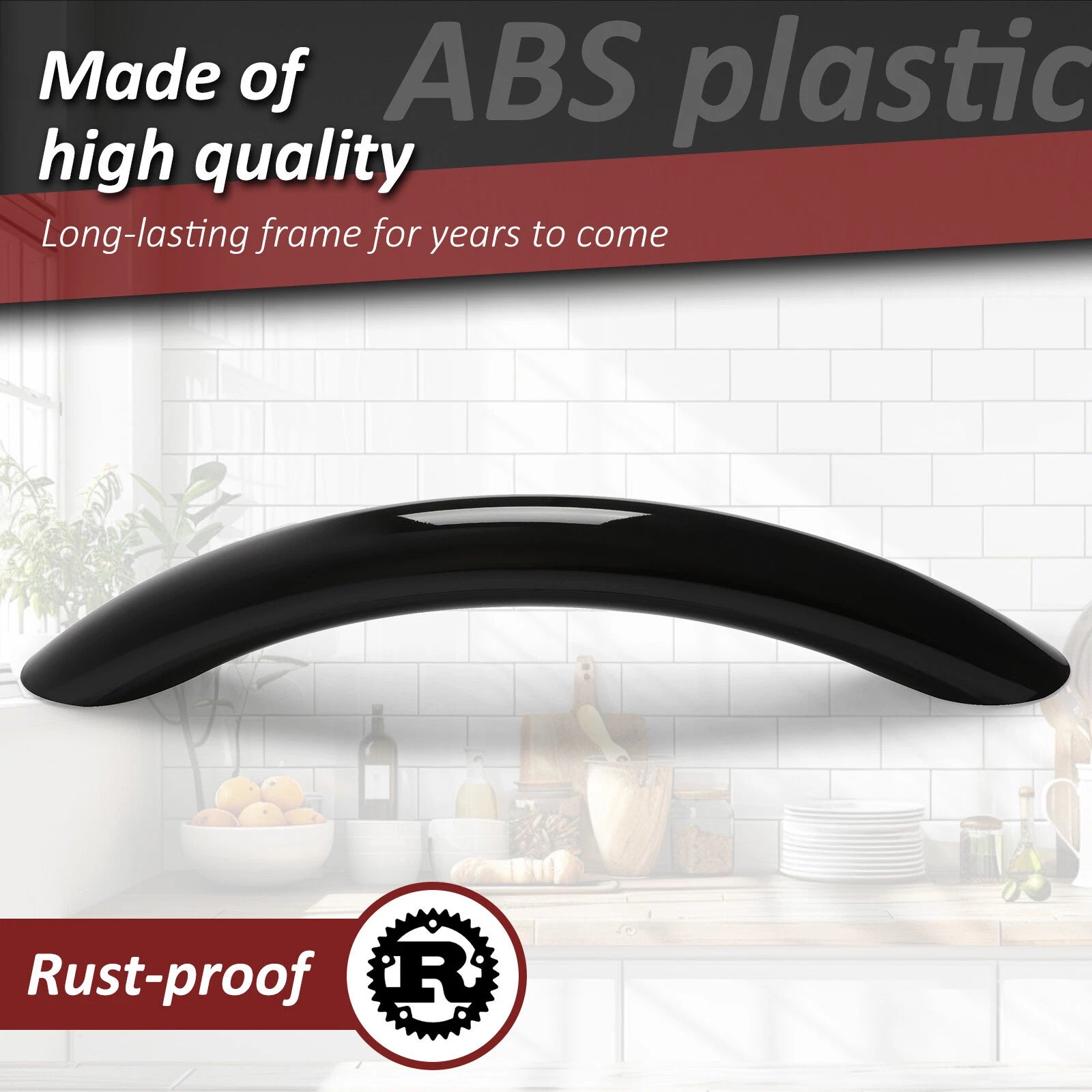 Microwave Door Handle for Whirlpool Microwave (Compatible)