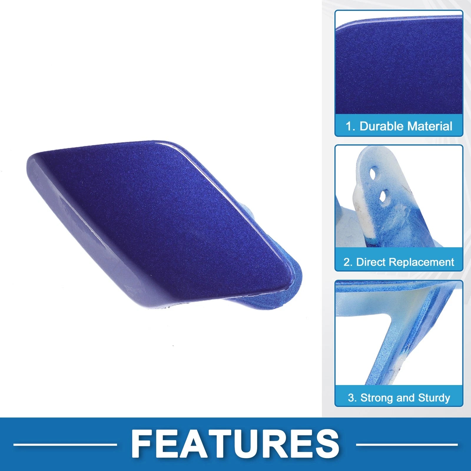 Front Left Washer Nozzle Cover Cap No. 51117363393 for BMW 428i (2014–2016) Dark Blue